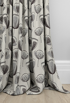 Helix, Grey - Made to Measure Curtains